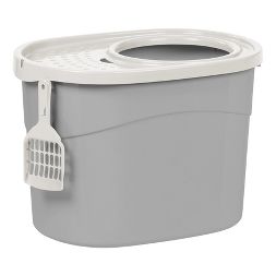 Photo 1 of 	
Iris Top Entry Cat Litter Box with Scoop G