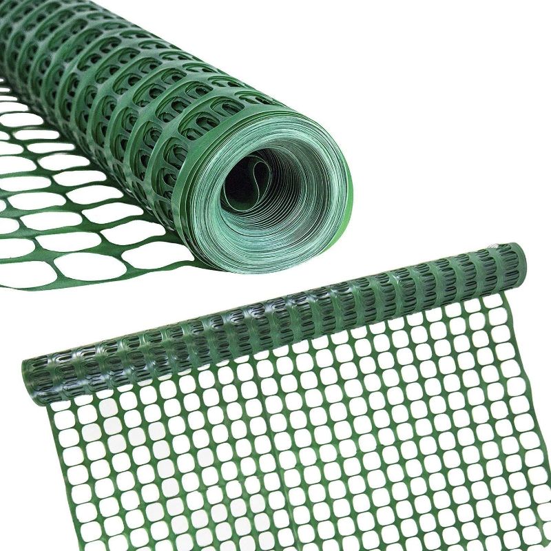 Photo 1 of 
Houseables Plastic Mesh Fence, Construction Barrier Netting, Green, 4'x100' Feet, 1 Roll, Garden Fencing, Fences Wrap, Above Ground, for Snow,..Color White
