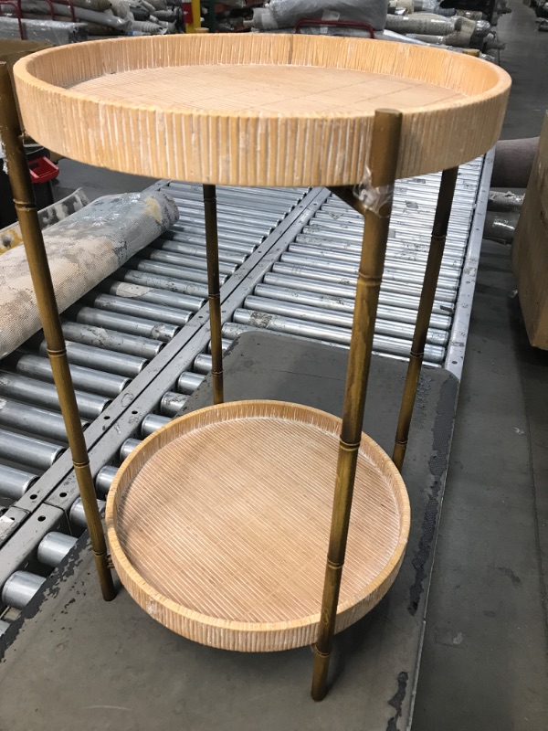 Photo 1 of 2 Tier Table 16 " Round 