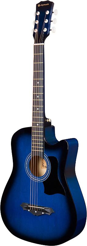 Photo 1 of 
Joymusic 38 inch blueburst beginner acoustic guitar