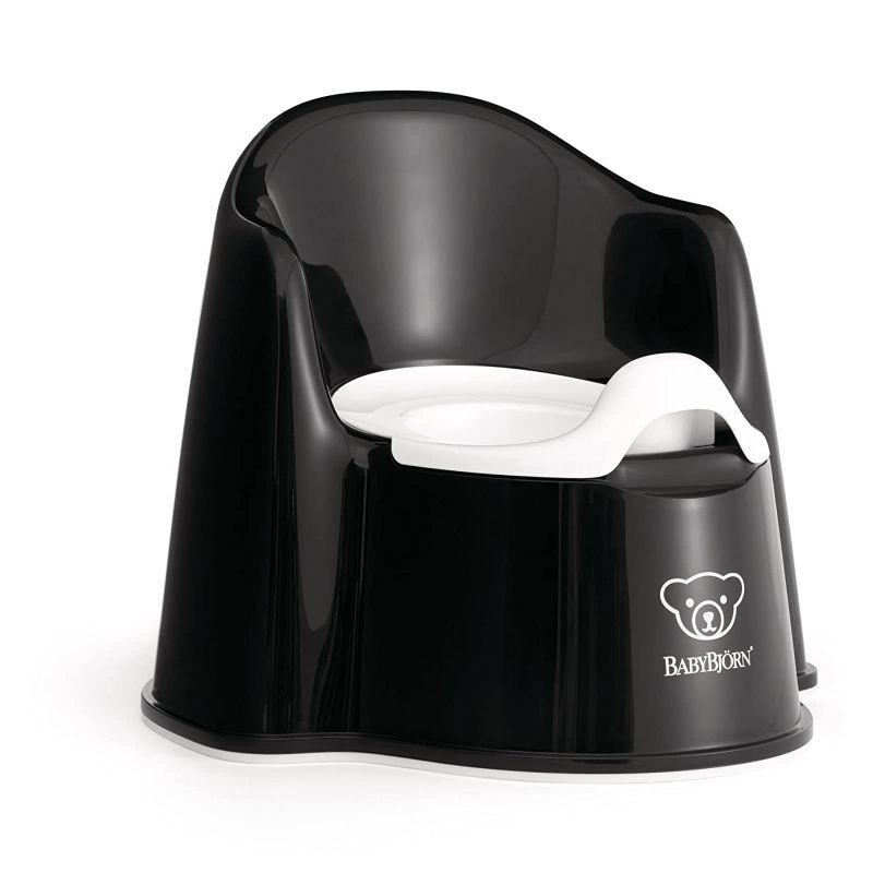 Photo 1 of 	BabyBjörn Potty Chair, Black/White