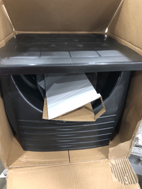 Photo 1 of Stackable Water Bottle Storage Rack Best Water Jugs 5 Gallon Organizer. Jug Holder for Kitchen, Cabinet and Office Organizing. Reinforced Polypropylene (3 Plus Shelf, Black) 3 Plus Shelf Black