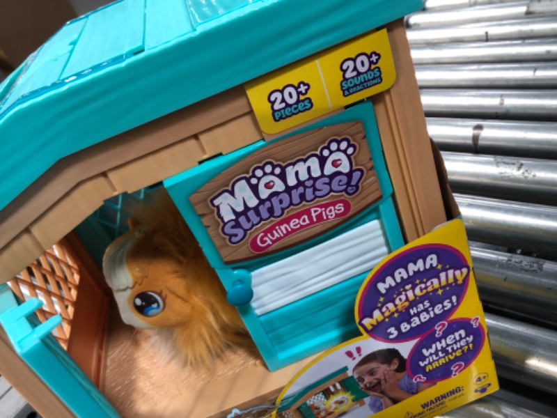 Photo 4 of +Little Live Pets - Mama Surprise | Soft, Interactive Mama Guinea Pig and her Hutch, and her 3 Surprise Babies. 20+ Sounds & Reactions. for Kids Ages 4+, Multicolor, 7.8 x 11.93 x 11.38 inches
***MISSING PARTS***