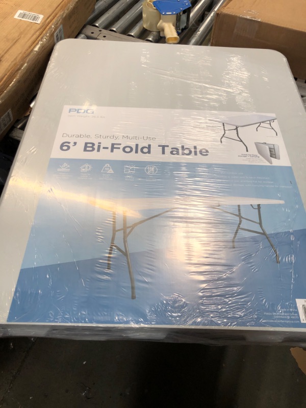 Photo 2 of  Folding Banquet Table Off-White - Plastic Dev Group
