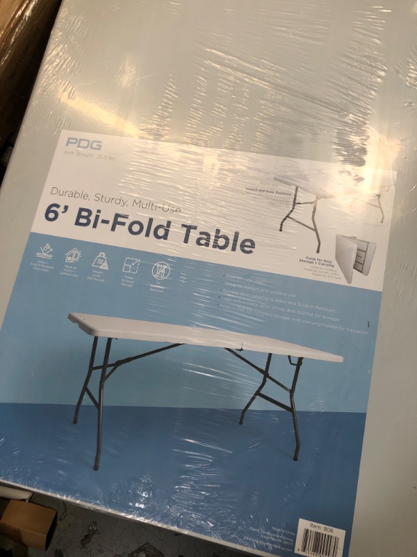 Photo 5 of  Folding Banquet Table Off-White - Plastic Dev Group