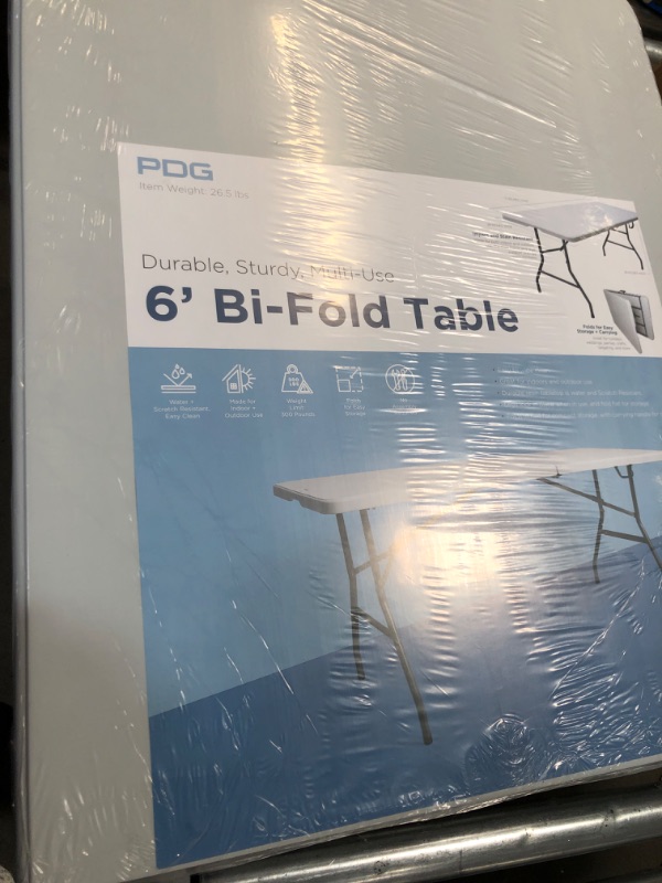 Photo 5 of  Folding Banquet Table Off-White - Plastic Dev Group