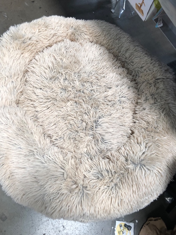 Photo 1 of 
Best Friends by Sheri The Original Calming Donut Cat and Dog Bed in Shag Fur Taupe, Medium 32"
Size:Bed Only
Style:Shag Taupe
Color:Small 32"