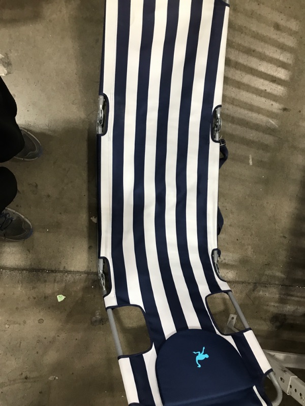 Photo 1 of **USED**  Blue Beach Chair