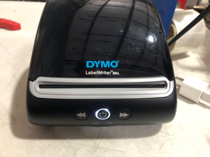 Photo 5 of DYMO LabelWriter 5XL Label Printer, Automatic Label Recognition, Prints Extra-Wide Shipping Labels (UPS, FedEx, USPS) from Amazon, eBay, Etsy, Poshmark, and More, Perfect for eCommerce Sellers LabelWriter 5XL Thermal Label Printers