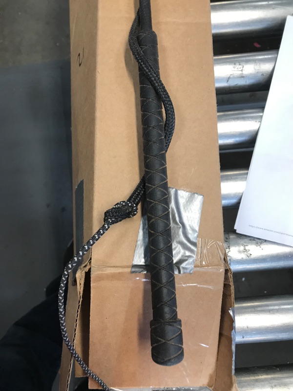 Photo 3 of *** USED IN GOOD CONDITION *** Weaver Leather Lunge Whip with Rubber Handle Black ,65"