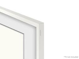 Photo 1 of SAMSUNG 75-inch The Frame Customizable Bezel - Modern White (VG-SCFA75WTBZA, 2021 Model) Modern White 75-Inch