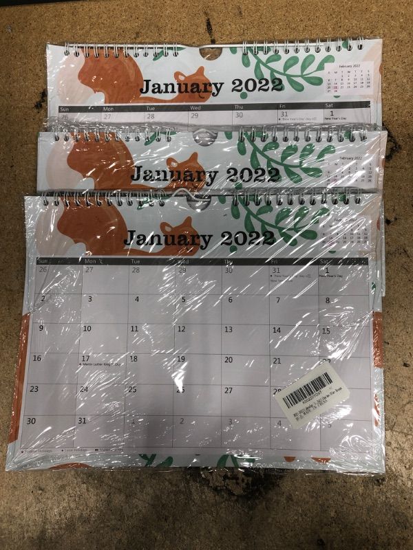 Photo 2 of 4-Pack 2021-2022 Calendar - Sep 2021- Dec 2022 Wall Calendar with Thick Paper,16 Monthly Wall Calenda Great for Organizing & Planning.Beautiful and Good Looking,8.3x11.1Inches,Wire-Bound 8.3"x11.1"