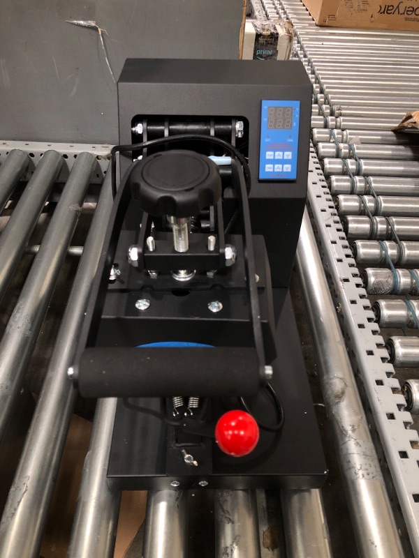 Photo 1 of PNKKODW Hat Press Digital Baseball Cap Heat Press Machine 6x3.5 Inch Clamshell Design Curved Element Cap Sublimation Transfer Press with LCD Timer and Temperature Control, Rigid Steel Frame
