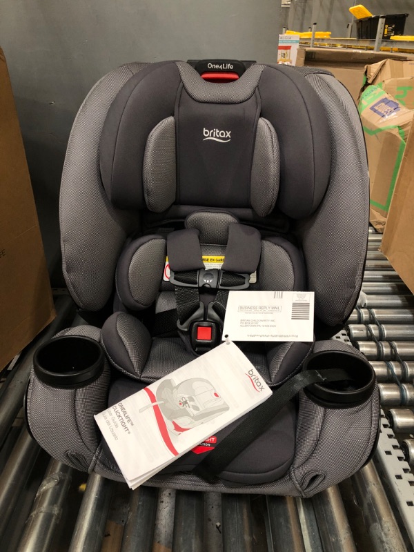 Photo 2 of Britax One4Life ClickTight All-in-One Car Seat – 10 Years of Use – Infant, Convertible, Booster – 5 to 120 pounds - SafeWash Fabric, Drift
