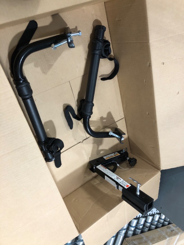 Photo 2 of **MISSING PART SEE PICTURE**MaxxHaul 50025 Hitch Mount 2 Bike Rack For Cars, Trucks, SUV's, Minivans - 100 lb. Capacity