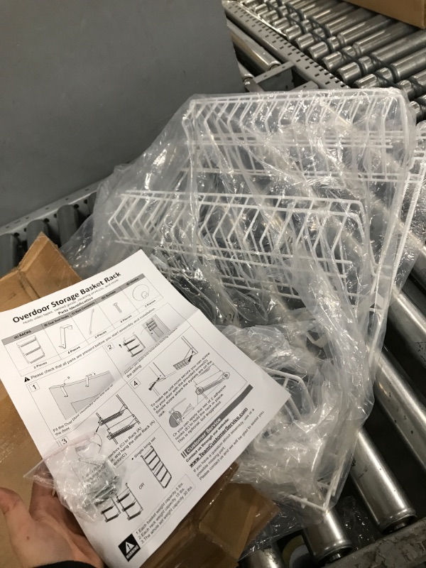 Photo 1 of 2 pack 3-tier wire over the door basket rack
