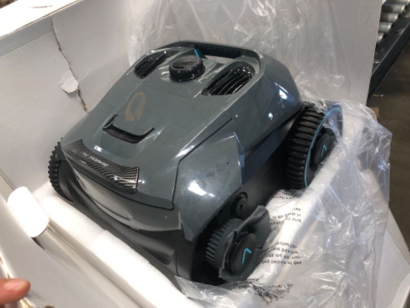 Photo 2 of (2023 Upgrade) AIPER Seagull Pro Cordless Robotic Pool Cleaner, Wall Climbing Pool Vacuum Lasts up to 180 Mins, Quad-Motor System, Smart Navigation, Ideal for Inground Pools up to 3200 Sq.ft Dark Gray