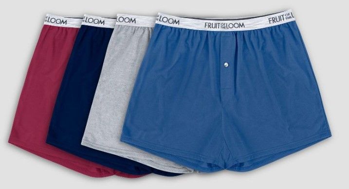 Photo 1 of Fruit of the Loom Select Men's Comfort Supreme Cooling Blend Knit Boxers 4pk
SIZE- M 32-34 IN