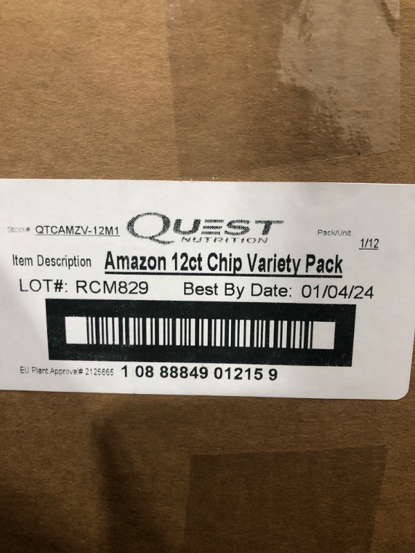 Photo 2 of (BBD: 01/04/2024) Quest Tortilla Style Protein Chips Variety Pack, Chili Lime, Nacho Cheese, Loaded Taco, 1.1 Ounce (Pack of 12)
