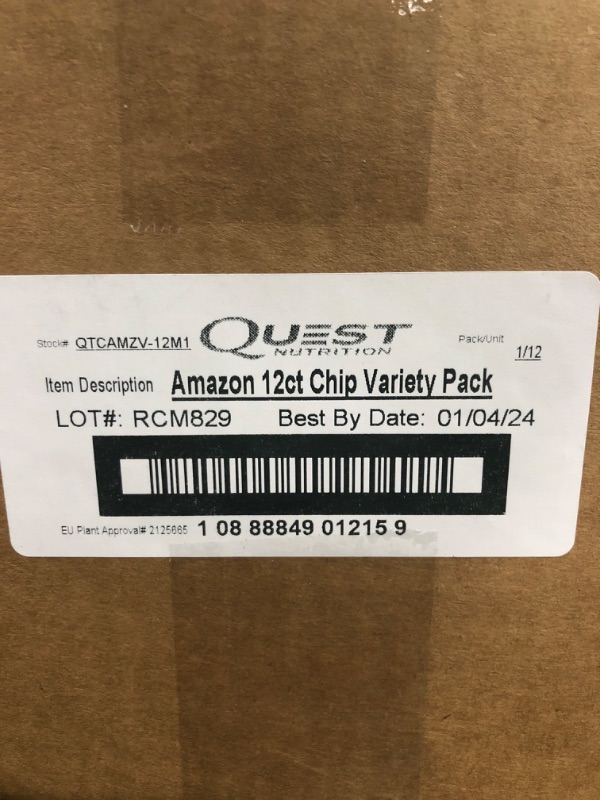 Photo 2 of (BBD: 01/04/2024) Quest Tortilla Style Protein Chips Variety Pack, Chili Lime, Nacho Cheese, Loaded Taco, 1.1 Ounce (Pack of 12)
