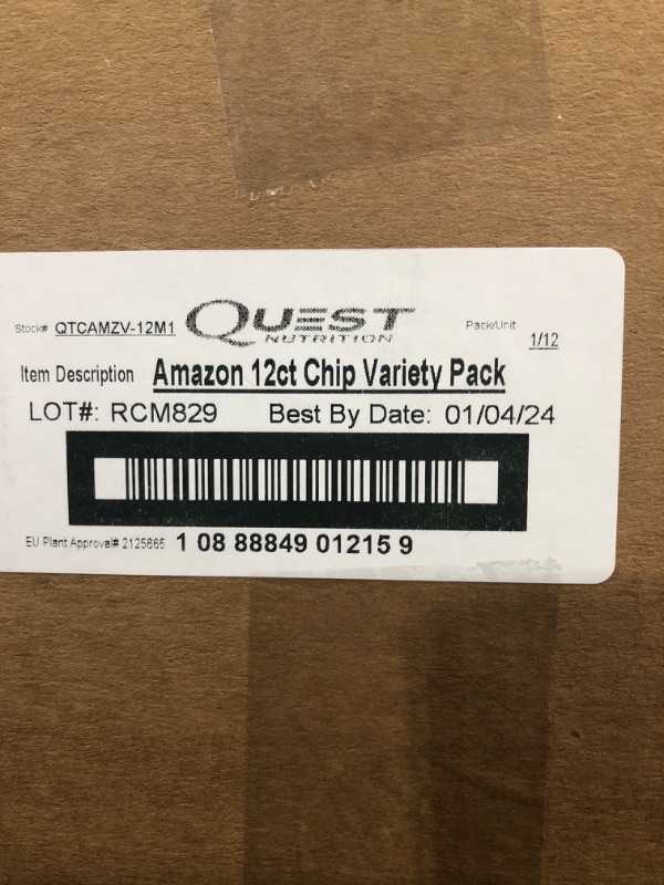 Photo 2 of (BBD: 01/04/2024) Quest Tortilla Style Protein Chips Variety Pack, Chili Lime, Nacho Cheese, Loaded Taco, 1.1 Ounce (Pack of 12)
