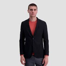 Photo 1 of Haggar H26 Men's Slim Fit Blazer - Black MEDIUM

