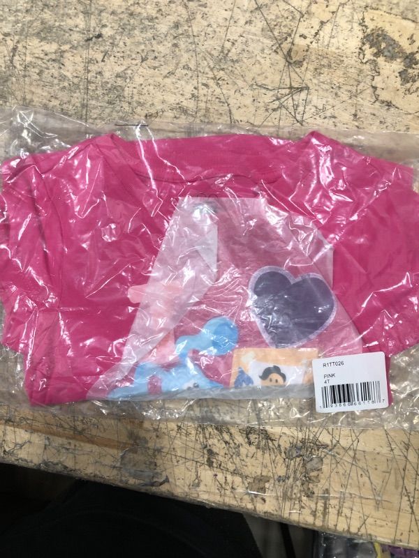 Photo 2 of Blue's Clues and You Girls' Toddler Short Sleeve T-Shirt 4T Pink