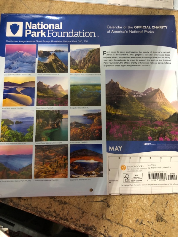 Photo 2 of 2022 National Park Foundation Wall Calendar: 12-Month Nature Calendar & Photography Collection (Monthly Calendar)