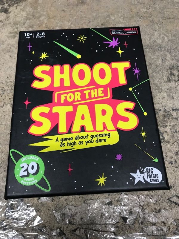 Photo 2 of Big Potato Shoot for The Stars — The Rocket-Powered Trivia Game for Adults and Family — Board Games for Teens, Kids and Aliens Alike