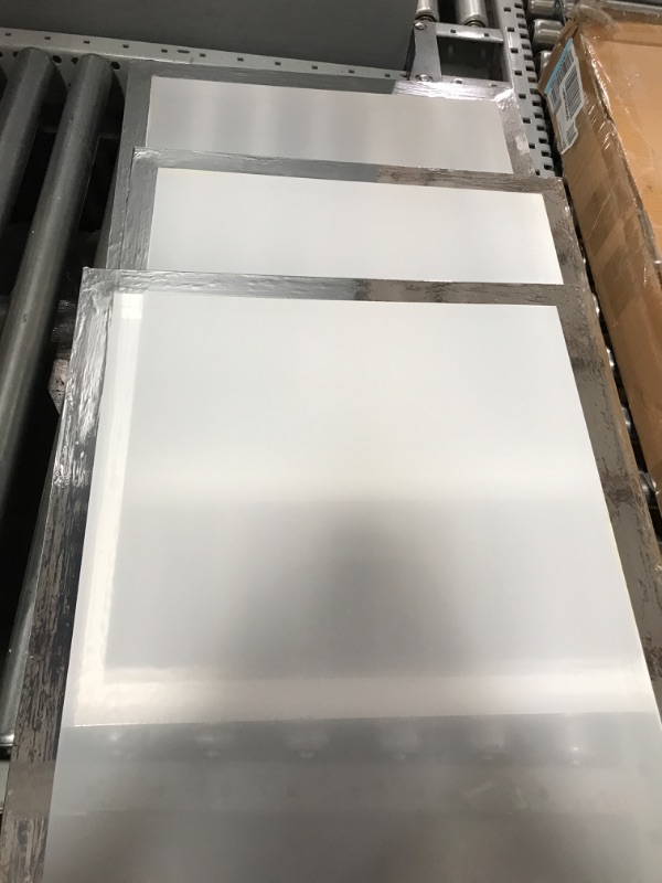 Photo 2 of 6 Pieces Screen Printing Starter Alumium Silk Printing Frames 20 x 24 inch Pre-Stretched Screen Printing Frames with 160 White Mesh