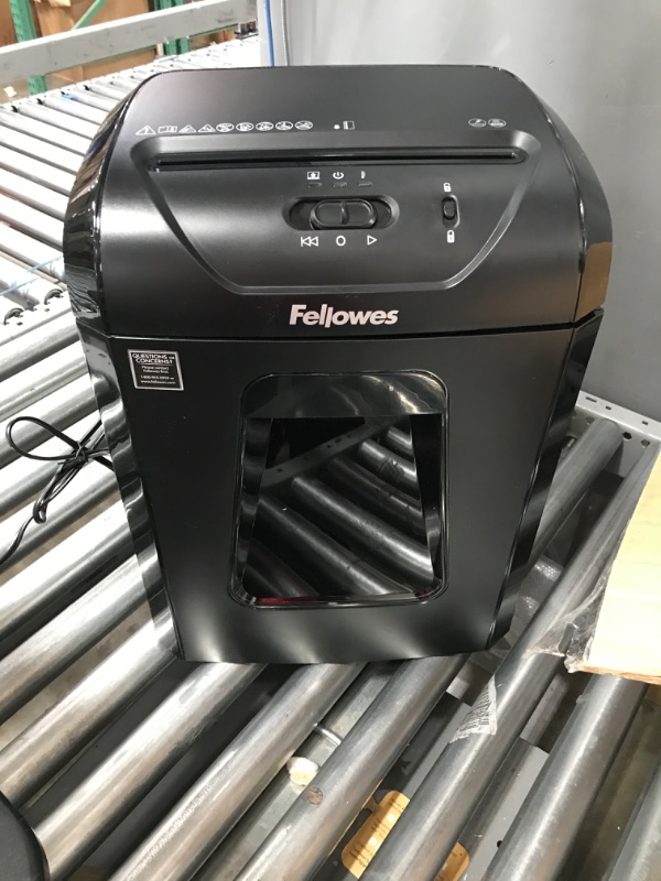 Photo 2 of Fellowes 12C15 12 Sheet Cross-Cut Paper Shredder for Home and Office with Safety Lock 12 Sheet Paper Shredder