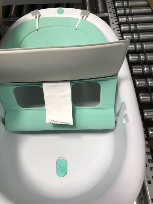 Photo 1 of 4-in-1 Grow-with-Me Bath Tub by Frida Baby Transforms Infant Bathtub to Toddler Bath Seat with Backrest for Assisted Sitting in Tub
