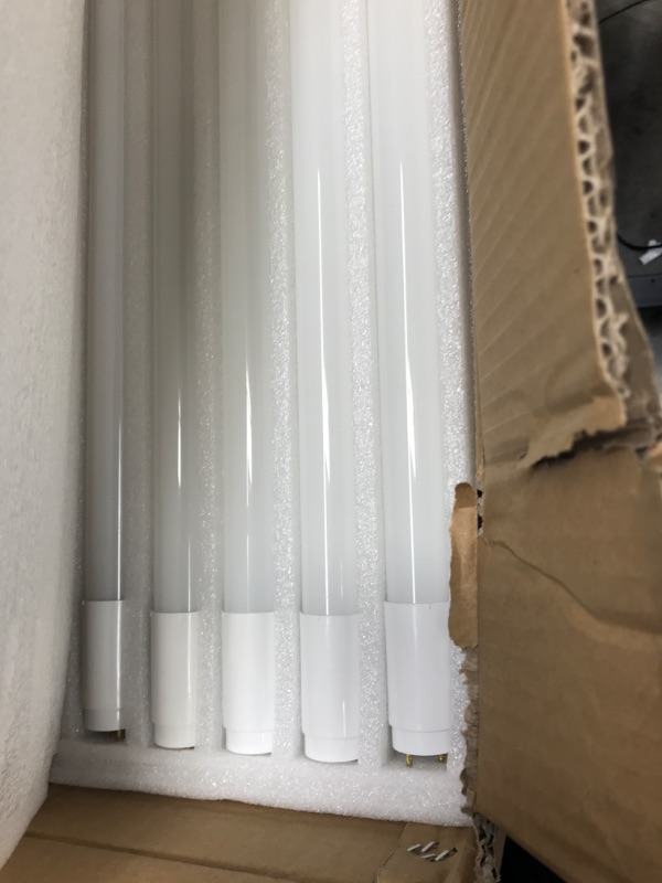 Photo 3 of 20 Pack 3CCT 4FT LED T8 Hybrid Type A+B Light Tube, 18W, 4000K/5000K/6500K Selectable, Plug & Play or Ballast Bypass, Single or Double End Powered, 2300lm, Frosted Cover, T8 T10 T12, 120-277V, UL, FCC
