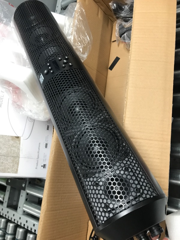 Photo 2 of kemimoto UTV Soundbar SXS Sound Bar X3 Speaker- 28 Inches Wide, IPX5 Waterproof, Bluetooth Compatible, Amplified, USB, AUX Input, 4X Speakers, 2X Tweeters Adapt to 1.56"-2.25" Roll Bar