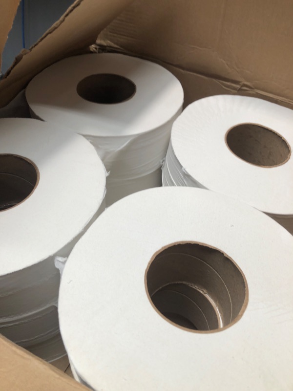 Photo 2 of 2-Ply Jumbo Jr. 9" Toilet Paper by GP PRO (Georgia-Pacific), 12798, 1,000 Linear Feet per Roll, 8 Rolls Per Case