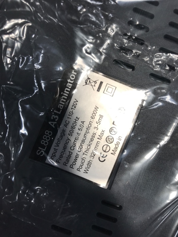Photo 1 of Laminator Machine 13-Inch Thermal Lamination with Laminating Sheets 9 in1 Office Desktop Laminate Machine, Portable A3 Laminater for Teachers Personal 60S Warm-Up Never Jam SL888