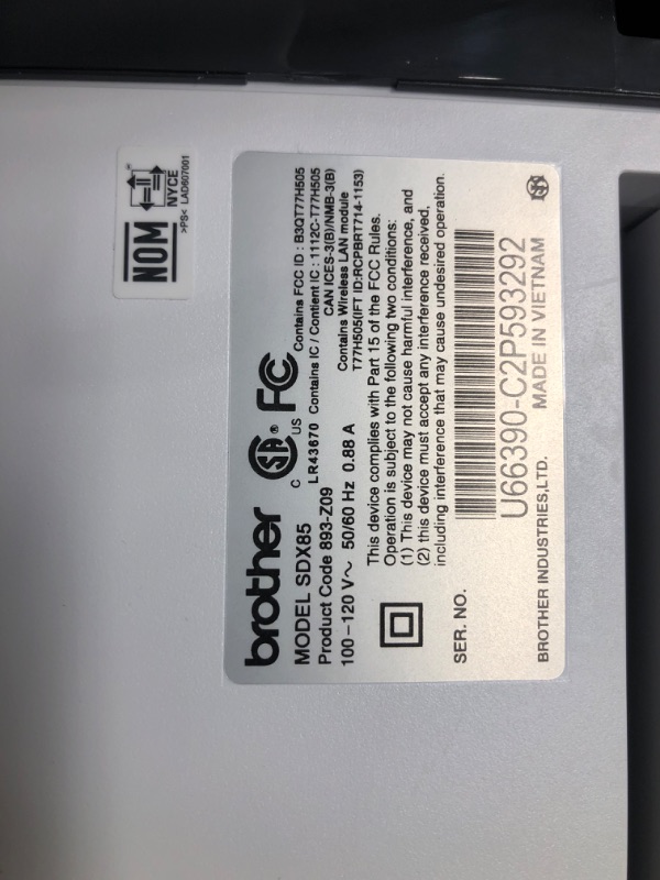 Photo 3 of Brother ScanNCut SDX85C Electronic DIY Cutting Machine with Scanner & ScanNCut DX Mat CADXMATSTD12, 12'' x 12'' Standard Tack Adhesive for Cardstock, Vinyl, Foam and More Charcoal Cutting Machine + Die-Cut Machines Use With Brother Cutting Machines