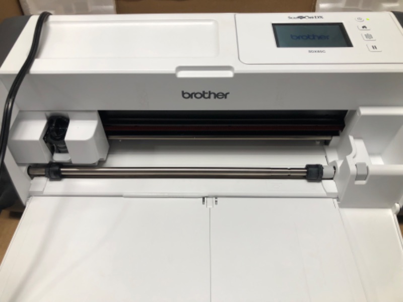 Photo 2 of Brother ScanNCut SDX85C Electronic DIY Cutting Machine with Scanner & ScanNCut DX Mat CADXMATSTD12, 12'' x 12'' Standard Tack Adhesive for Cardstock, Vinyl, Foam and More Charcoal Cutting Machine + Die-Cut Machines Use With Brother Cutting Machines