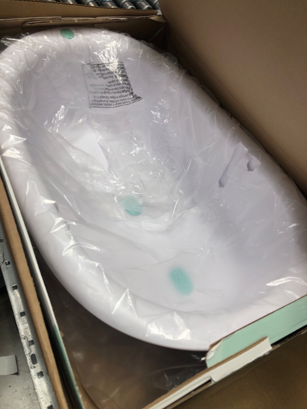Photo 1 of 4-in-1 Grow-with-Me Bath Tub by Frida Baby Transforms Infant Bathtub to Toddler Bath Seat with Backrest for Assisted Sitting in Tub