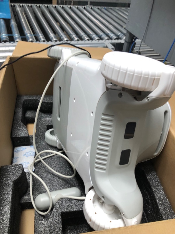 Photo 3 of *UNFUNCTIONAL*- Genkinno Cordless Robotic Pool Vacuum Cleaner: Automatic Pool Vacuum for Above/In Ground Swimming Pool - Smart Navigation Pool Vacuum Lasts 120-240 Mins and Remote Control for Efficient Cleaning White