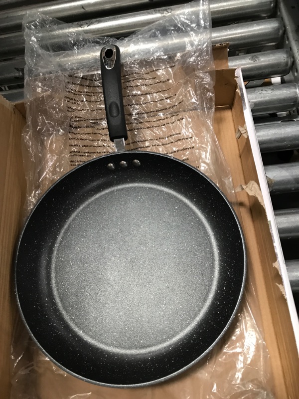 Photo 2 of 12" Stone Earth Frying Pan by Ozeri, with 100% APEO & PFOA-Free Stone-Derived Non-Stick Coating from Germany 12-Inch Granite Gray