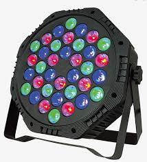 Photo 1 of 36 LED Stage Lights, AOELLIT RGB Sound Activated DJ Par Lights Compatible with DMX-512 & Remote Uplights for Events Wedding Party