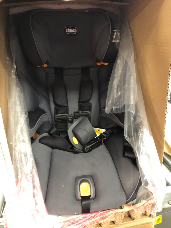 Photo 4 of Chicco MyFit Harness + Booster Car Seat, 5-Point Harness Car Seat and High Back Booster Seat, for Children 25-100 lbs. | Atmosphere/Black Atmosphere MyFit