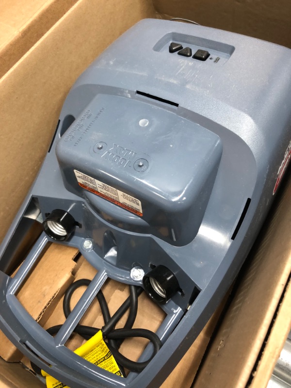 Photo 6 of *NONFUNCTIONAL*- Genie SilentMax 1000 Garage Door Opener - Ultra-Quiet Belt Drive - Includes two 3-Button Pre-Programmed Remotes, Wall Console, Wireless Keypad, Safe T-Beams - Model 3042-TKH, 140V DC Motor