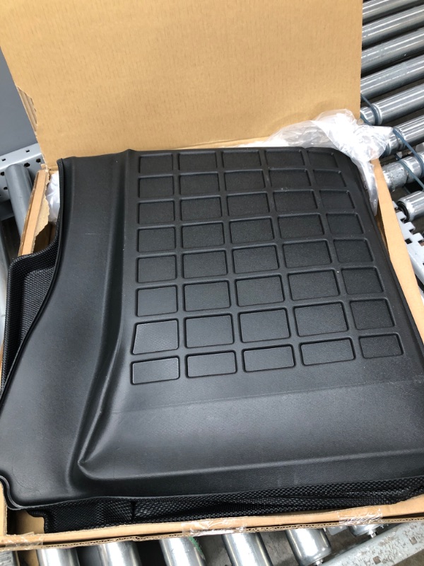 Photo 3 of BASENOR Tesla Model 3 Cargo Mat All-Protection Heavy Duty Rear Trunk Liner 2016-2023 GEN 2 2016-2023 Trunk Liner