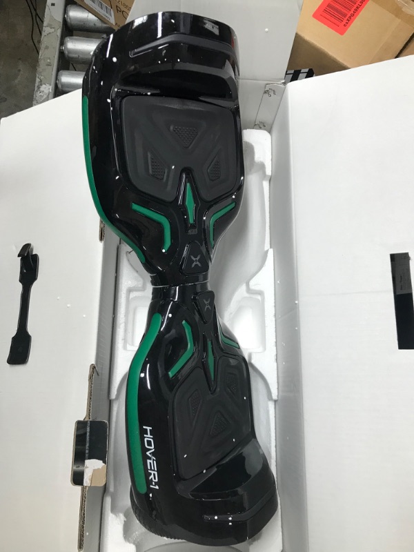 Photo 3 of (PARTS ONLY)Hover-1 Superfly Electric Hoverboard, 7MPH Top Speed, 6 Mile Range, Long Lasting Li-Ion Battery, 5HR Full Charge, Built-In Bluetooth Speaker, Rider Modes: Beginner to Expert, Black