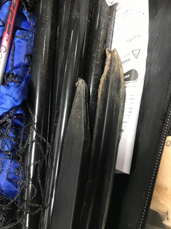 Photo 1 of GSE Outdoor Portable Badminton Complete Net Set for Backyard Lawn, Beach, Park with Family & Friends. Including Badminton Net System, 4 Badminton Rackets, 3 Shuttlecocks and Carrying Bag Recreational Badminton Set