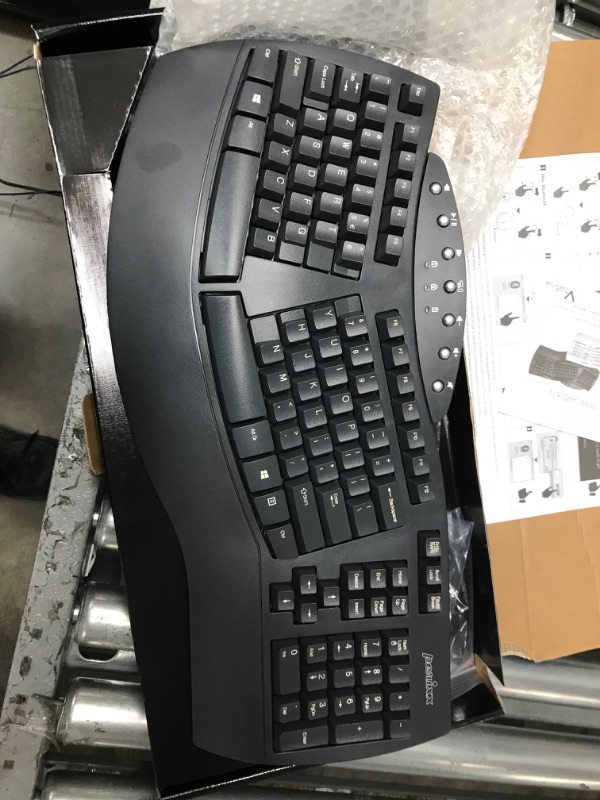 Photo 2 of Wireless Ergonomic Keyboard with Gel Wrist Rest Bundle