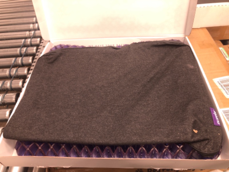 Photo 2 of Purple Royal Seat Cushion - Seat Cushion for The Car Or Office Chair - Temperature Neutral Grid