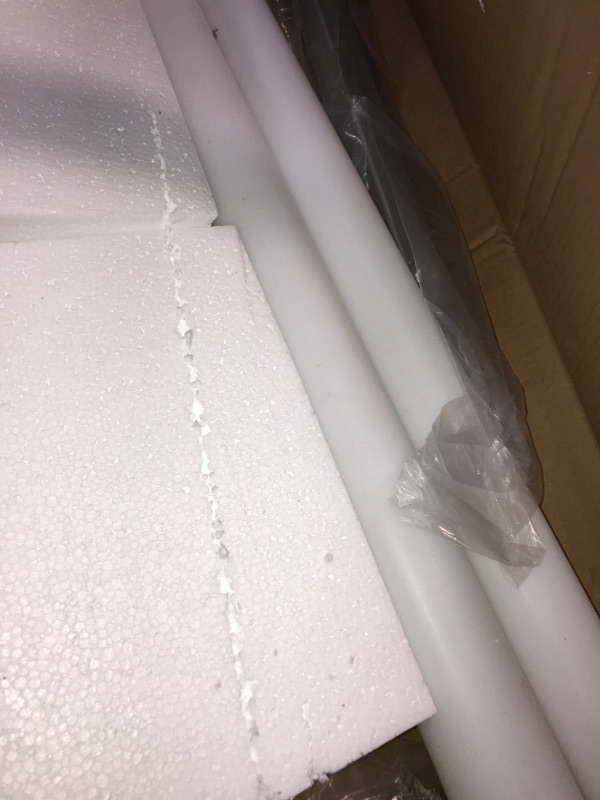 Photo 2 of VEVOR Boat Trailer Guide-on, 2PCS Steel Trailer Post Guide ons, with PVC Tube Covers, Complete Mounting Accessories Included, for Ski Boat, Fishing Boat or Sailboat Trailer 60"? with White PVC Tube Covers& Stiffeners